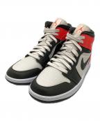 NIKEナイキ）の古着「スニーカー」｜グレー×レッド