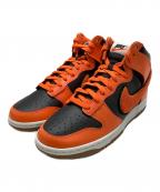 ）の古着「Dunk High University Chenille Swoosh "Black/Orange"」｜オレンジ×ブラック