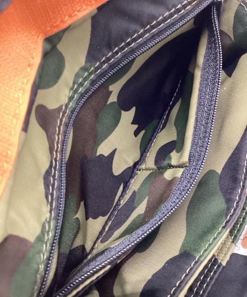 PORTER（ポーター）PORTER (ポーター) A BATHING APE (アベイシングエイプ) 長財布 カーキの古着・服飾アイテム