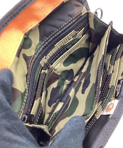 PORTER（ポーター）PORTER (ポーター) A BATHING APE (アベイシングエイプ) 長財布 カーキの古着・服飾アイテム