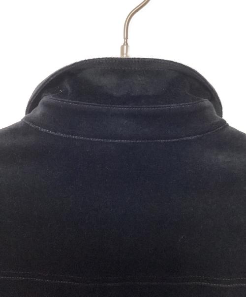 BURBERRY BLACK LABEL（バーバリーブラックレーベル）BURBERRY BLACK LABEL (バーバリーブラックレーベル) ベロアジャケット ブラック サイズ:Lの古着・服飾アイテム