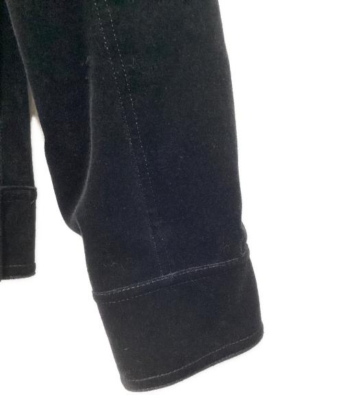 BURBERRY BLACK LABEL（バーバリーブラックレーベル）BURBERRY BLACK LABEL (バーバリーブラックレーベル) ベロアジャケット ブラック サイズ:Lの古着・服飾アイテム