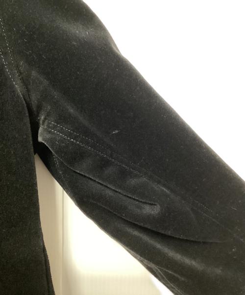 BURBERRY BLACK LABEL（バーバリーブラックレーベル）BURBERRY BLACK LABEL (バーバリーブラックレーベル) ベロアジャケット ブラック サイズ:Lの古着・服飾アイテム