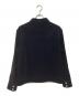 BURBERRY BLACK LABEL (バーバリーブラックレーベル) ベロアジャケット ブラック サイズ:L：12000円