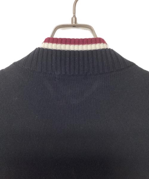 BURBERRY BLACK LABEL（バーバリーブラックレーベル）BURBERRY BLACK LABEL (バーバリーブラックレーベル) ニットジャケット ブラック×ベージュ サイズ:3の古着・服飾アイテム