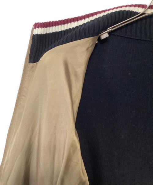 BURBERRY BLACK LABEL（バーバリーブラックレーベル）BURBERRY BLACK LABEL (バーバリーブラックレーベル) ニットジャケット ブラック×ベージュ サイズ:3の古着・服飾アイテム