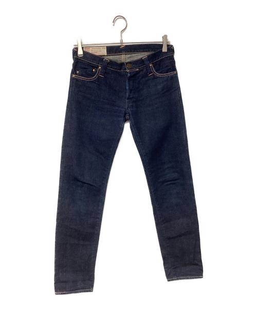 EVISU YAMANE&COMPANY（エヴィス ヤマネ アンド カンパニー）EVISU YAMANE&COMPANY (エヴィス ヤマネ アンド カンパニー) デニムパンツ インディゴ サイズ:24×32の古着・服飾アイテム