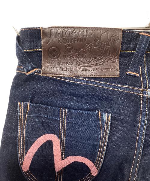 EVISU YAMANE&COMPANY（エヴィス ヤマネ アンド カンパニー）EVISU YAMANE&COMPANY (エヴィス ヤマネ アンド カンパニー) デニムパンツ インディゴ サイズ:24×32の古着・服飾アイテム