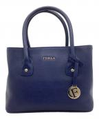 FURLAフルラ）の古着「ハンドバッグ」｜ネイビー