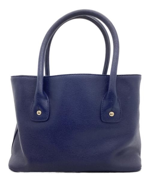 FURLA（フルラ）FURLA (フルラ) ハンドバッグ ネイビーの古着・服飾アイテム
