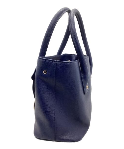 FURLA（フルラ）FURLA (フルラ) ハンドバッグ ネイビーの古着・服飾アイテム