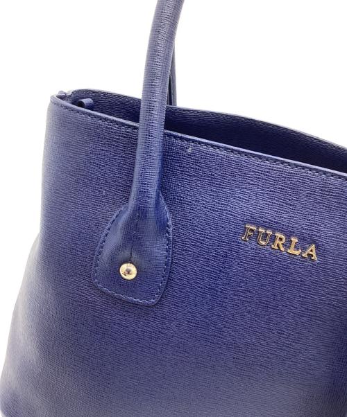 FURLA（フルラ）FURLA (フルラ) ハンドバッグ ネイビーの古着・服飾アイテム