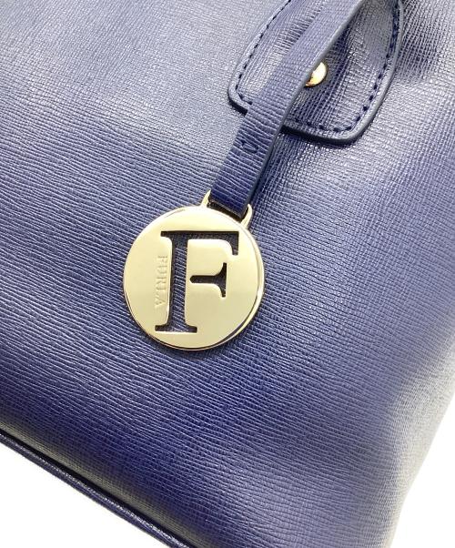 FURLA（フルラ）FURLA (フルラ) ハンドバッグ ネイビーの古着・服飾アイテム