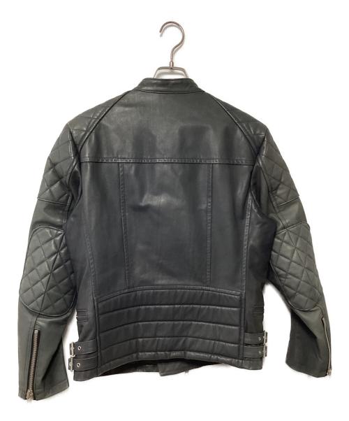 RAINMAKER（レインメーカー）RAINMAKER (レインメーカー) ライダースジャケット ブラック サイズ:48の古着・服飾アイテム