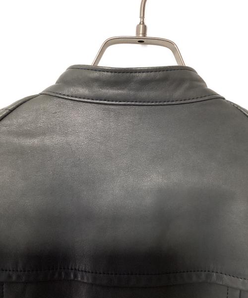 RAINMAKER（レインメーカー）RAINMAKER (レインメーカー) ライダースジャケット ブラック サイズ:48の古着・服飾アイテム