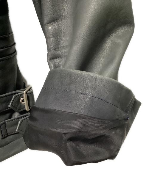 RAINMAKER（レインメーカー）RAINMAKER (レインメーカー) ライダースジャケット ブラック サイズ:48の古着・服飾アイテム