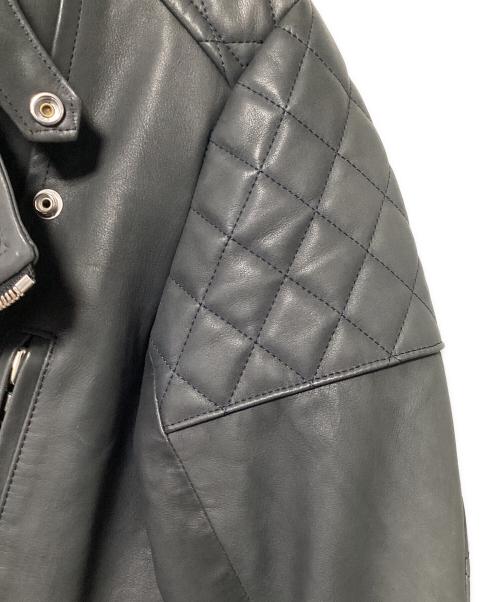 RAINMAKER（レインメーカー）RAINMAKER (レインメーカー) ライダースジャケット ブラック サイズ:48の古着・服飾アイテム