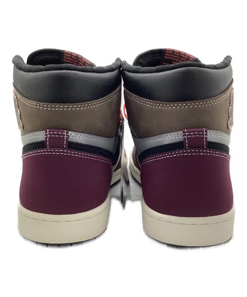 NIKE（ナイキ）NIKE (ナイキ) AIR JORDAN1 RETRO HIGH OG ブラウン×パープル×グリーン サイズ:27の古着・服飾アイテム