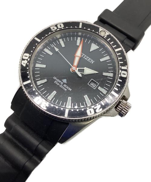 CITIZEN（シチズン）CITIZEN (シチズン) ダイバーズウォッチ ブラックの古着・服飾アイテム