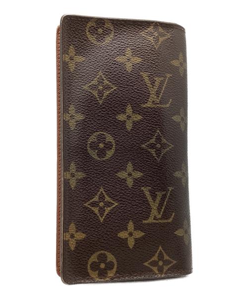 LOUIS VUITTON（ルイ ヴィトン）LOUIS VUITTON (ルイ ヴィトン) ポルト・カルト・クレディ ブラウンの古着・服飾アイテム