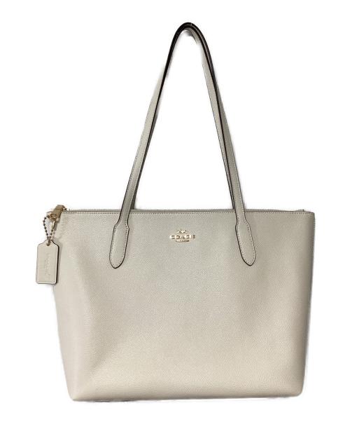 COACH（コーチ）COACH (コーチ) ハンドバッグ ホワイトの古着・服飾アイテム