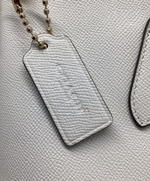 COACH（コーチ）COACH (コーチ) ハンドバッグ ホワイトの古着・服飾アイテム