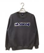 stussyステューシー）の古着「スウェット」｜グレー
