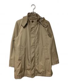 DAKS（ダックス）の古着「フーデッドコート」｜ベージュ