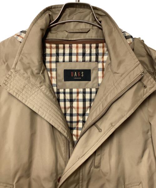 DAKS（ダックス）DAKS (ダックス) フーデッドコート ベージュ サイズ:Sの古着・服飾アイテム