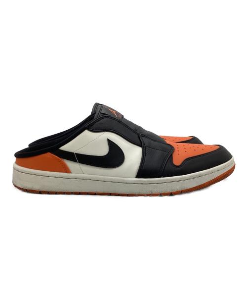 JORDAN GOLF（ジョーダンゴルフ）JORDAN GOLF (ジョーダンゴルフ) AIR JORDAN MULE GOLF オレンジ×ホワイト×ブラック サイズ:29.5の古着・服飾アイテム