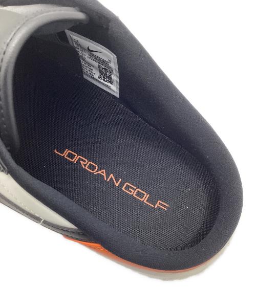 JORDAN GOLF（ジョーダンゴルフ）JORDAN GOLF (ジョーダンゴルフ) AIR JORDAN MULE GOLF オレンジ×ホワイト×ブラック サイズ:29.5の古着・服飾アイテム