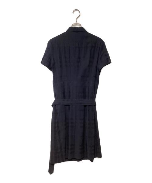 BURBERRY（バーバリー）BURBERRY (バーバリー) 半袖ワンピース ネイビー サイズ:38の古着・服飾アイテム