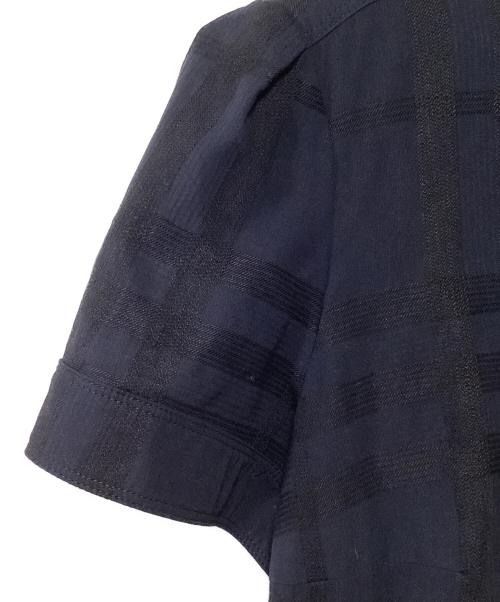 BURBERRY（バーバリー）BURBERRY (バーバリー) 半袖ワンピース ネイビー サイズ:38の古着・服飾アイテム