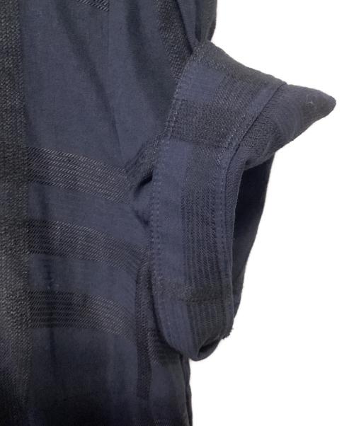 BURBERRY（バーバリー）BURBERRY (バーバリー) 半袖ワンピース ネイビー サイズ:38の古着・服飾アイテム