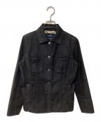 BURBERRYバーバリー）の古着「デニムジャケット」｜ブラック