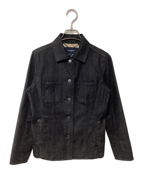 BURBERRY（バーバリー）BURBERRY (バーバリー) デニムジャケット ブラック サイズ:38の古着・服飾アイテム