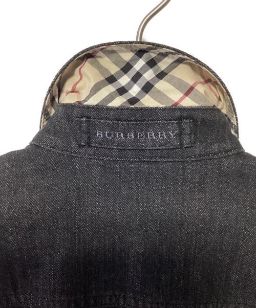 BURBERRY（バーバリー）BURBERRY (バーバリー) デニムジャケット ブラック サイズ:38の古着・服飾アイテム
