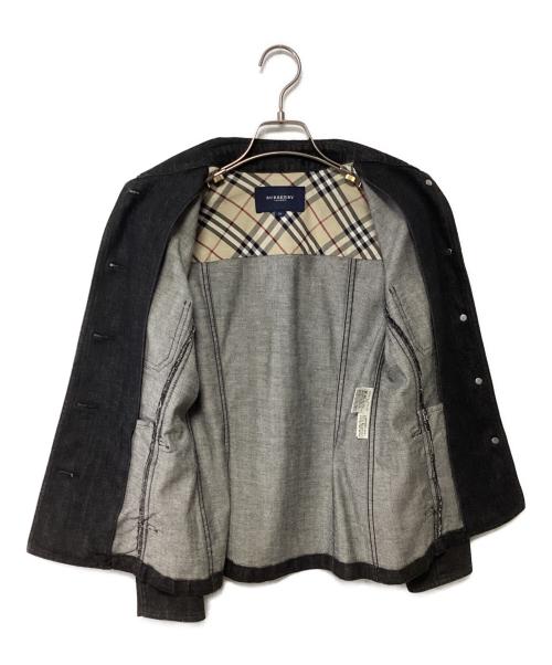 BURBERRY（バーバリー）BURBERRY (バーバリー) デニムジャケット ブラック サイズ:38の古着・服飾アイテム