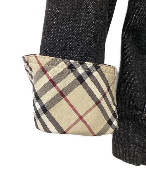 BURBERRY（バーバリー）BURBERRY (バーバリー) デニムジャケット ブラック サイズ:38の古着・服飾アイテム