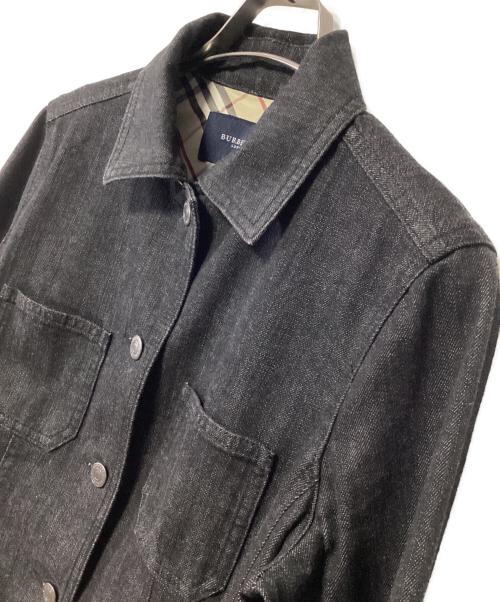 BURBERRY（バーバリー）BURBERRY (バーバリー) デニムジャケット ブラック サイズ:38の古着・服飾アイテム