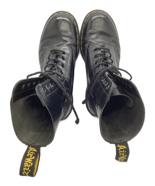 Dr.Martens（ドクターマーチン）Dr.Martens (ドクターマーチン) レザーブーツ ブラック サイズ:UK7の古着・服飾アイテム