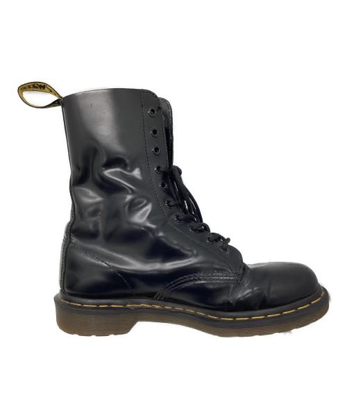 Dr.Martens（ドクターマーチン）Dr.Martens (ドクターマーチン) レザーブーツ ブラック サイズ:UK7の古着・服飾アイテム