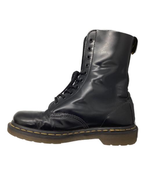 Dr.Martens（ドクターマーチン）Dr.Martens (ドクターマーチン) レザーブーツ ブラック サイズ:UK7の古着・服飾アイテム