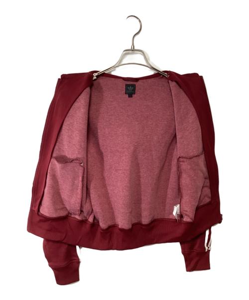 adidas（アディダス）adidas (アディダス) ジップパーカー レッド サイズ:Sの古着・服飾アイテム