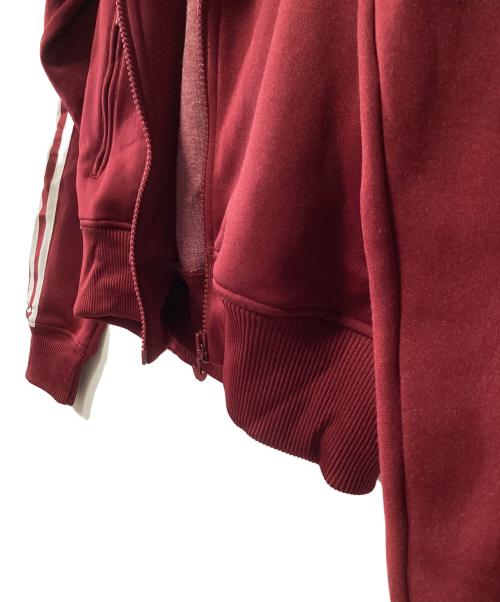 adidas（アディダス）adidas (アディダス) ジップパーカー レッド サイズ:Sの古着・服飾アイテム