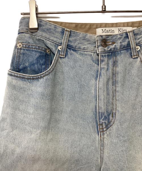 Matin Kim（マーティン・キム）Matin Kim (マーティン・キム) デニムパンツ ベージュ×ブルー サイズ:Mの古着・服飾アイテム