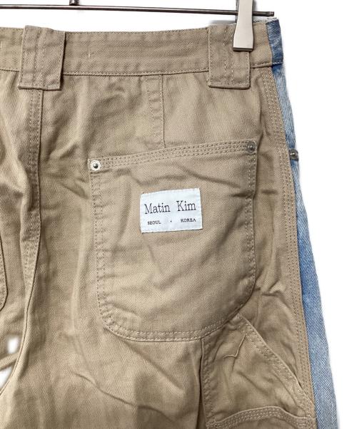 Matin Kim（マーティン・キム）Matin Kim (マーティン・キム) デニムパンツ ベージュ×ブルー サイズ:Mの古着・服飾アイテム