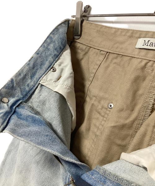 Matin Kim（マーティン・キム）Matin Kim (マーティン・キム) デニムパンツ ベージュ×ブルー サイズ:Mの古着・服飾アイテム