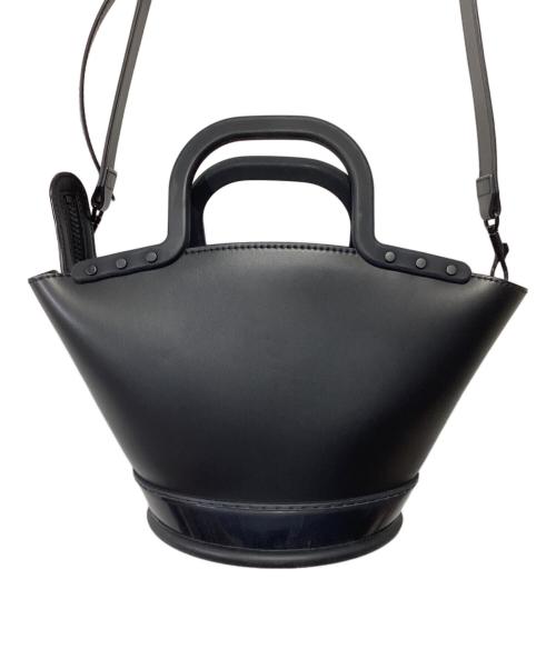 CHARLES & KEITH（チャールズアンドキース）CHARLES & KEITH (チャールズアンドキース) ダブルハンドルトートバック ブラックの古着・服飾アイテム