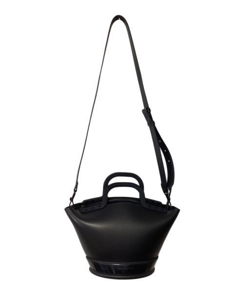 CHARLES & KEITH（チャールズアンドキース）CHARLES & KEITH (チャールズアンドキース) ダブルハンドルトートバック ブラックの古着・服飾アイテム